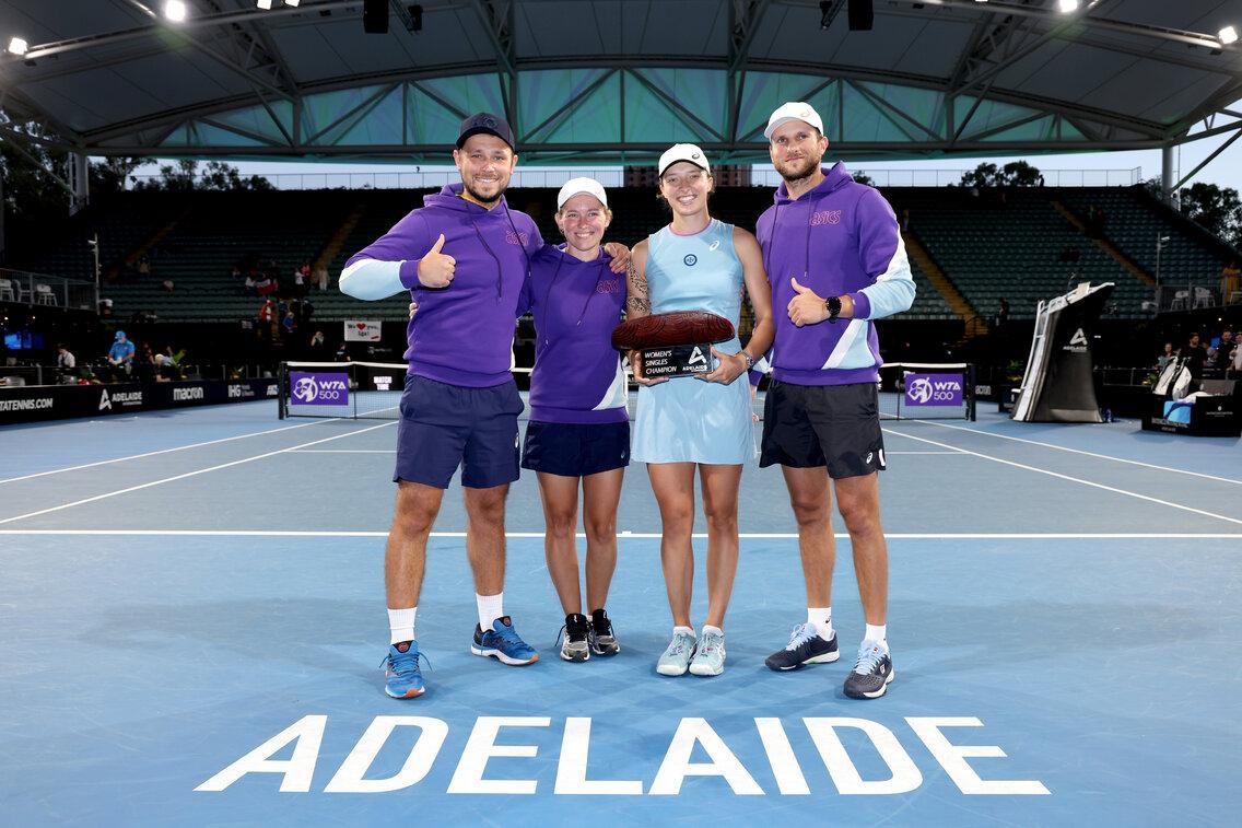 On court in Adelaide