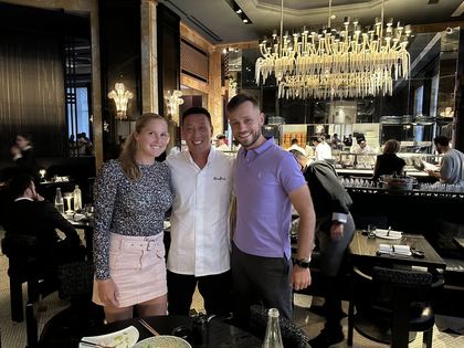 Dinner in Paris during Roland Garros