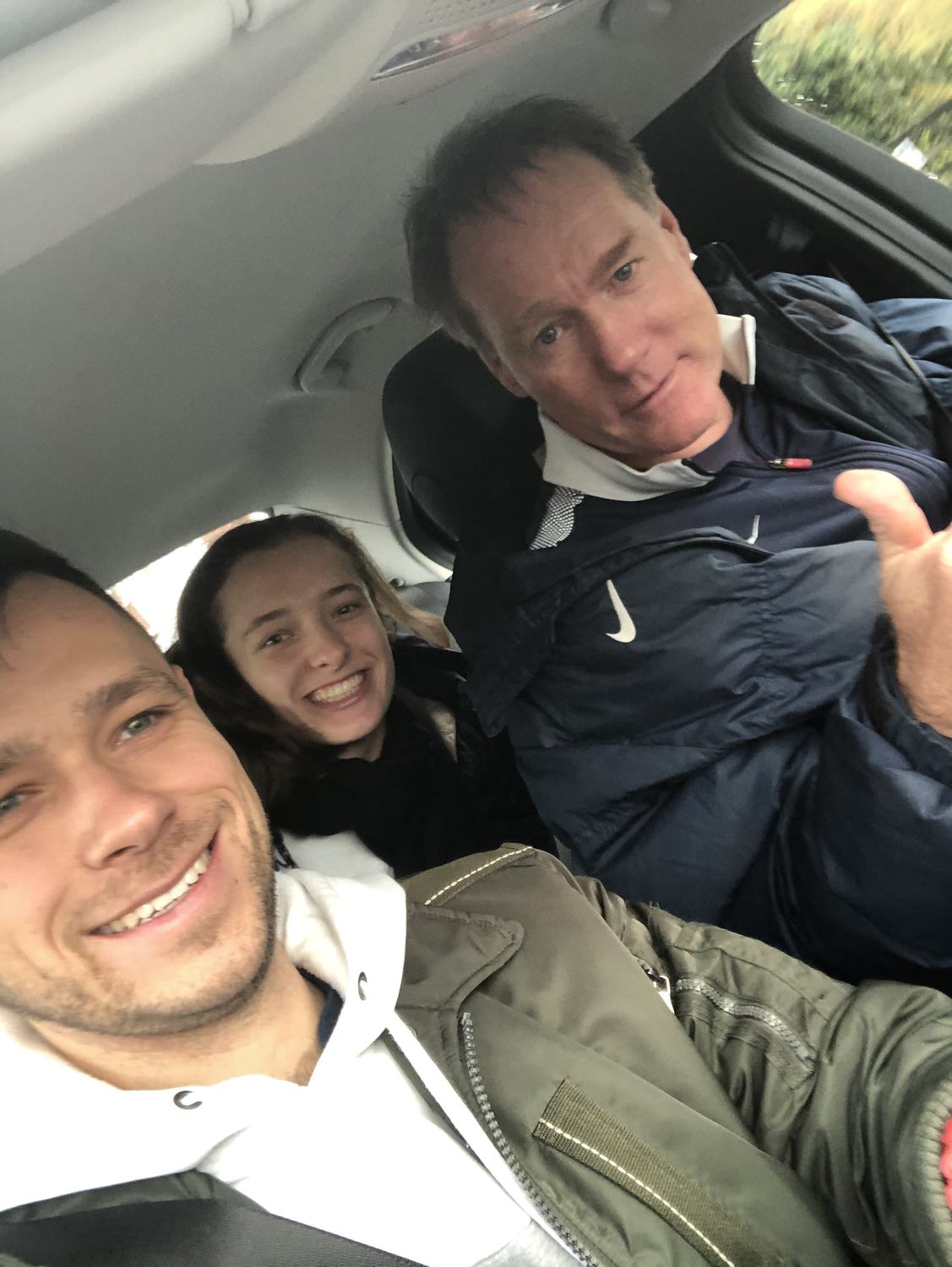 Travelling to a tournament, December 2019